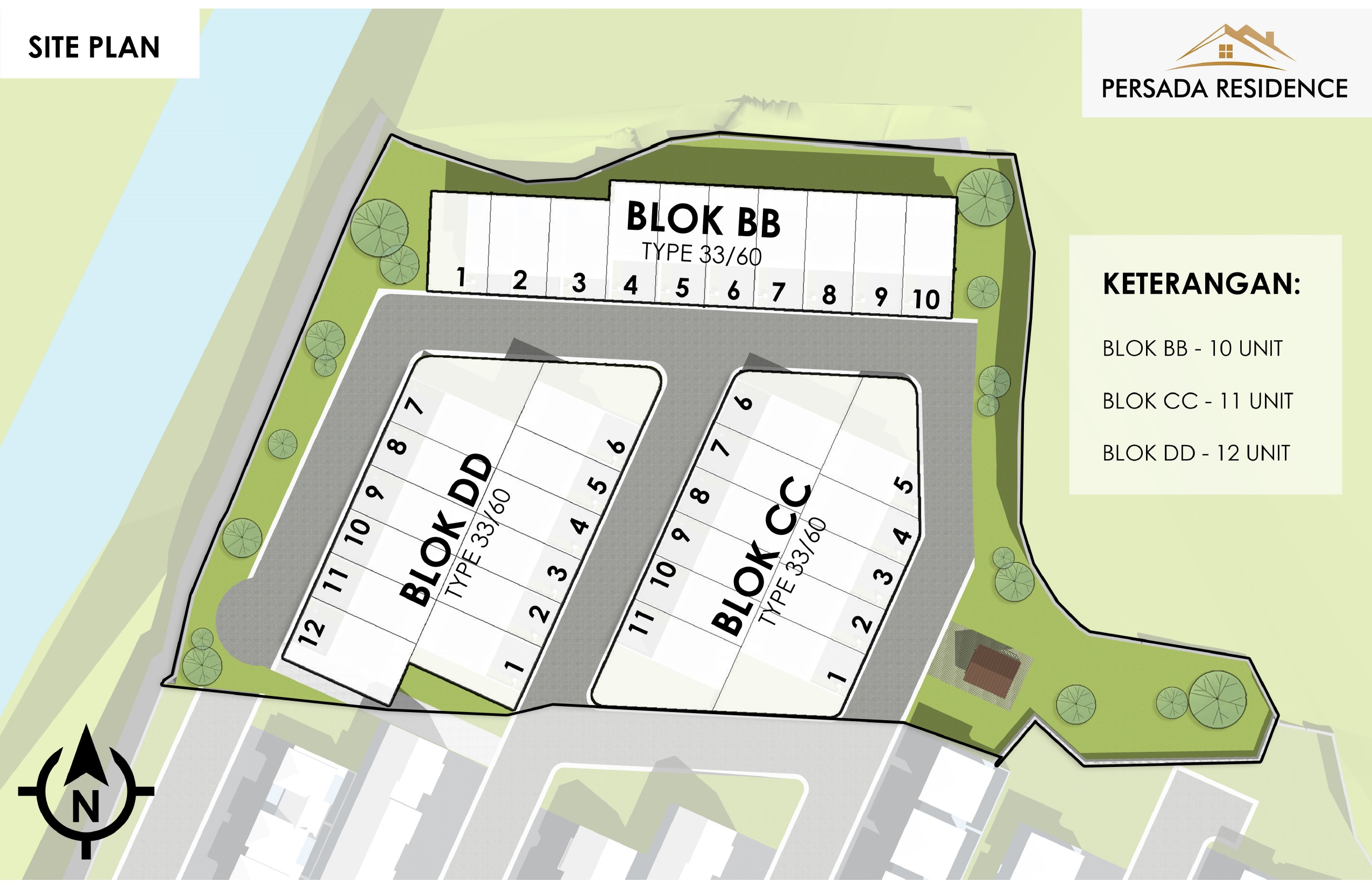 Siteplan Harmony Persada Residence